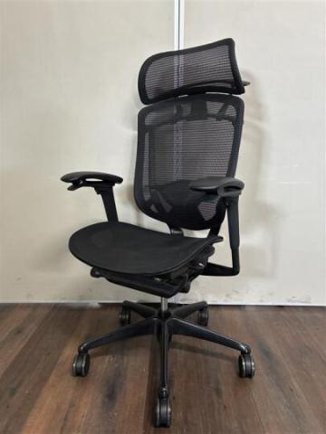 【中古】コンテッサ セコンダ CC86MS　FPC1 オカムラ（okamura） 肘付ハイバックチェア