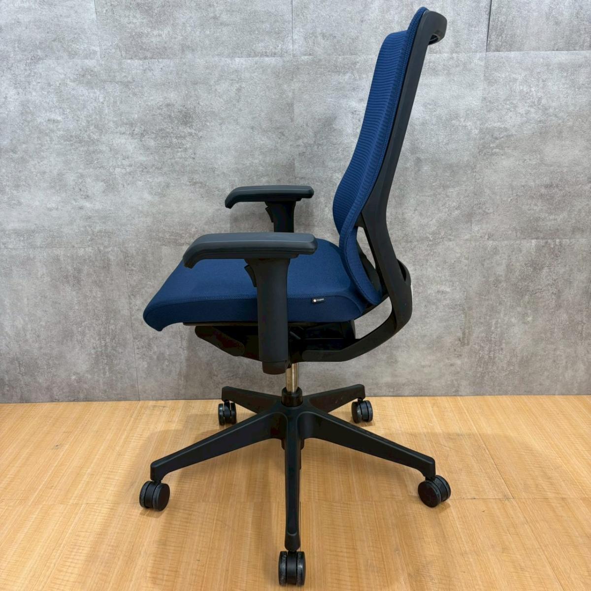 中古】ミレッザ イトーキ/ITOKI 肘付ハイバックチェア 580219 - 中古