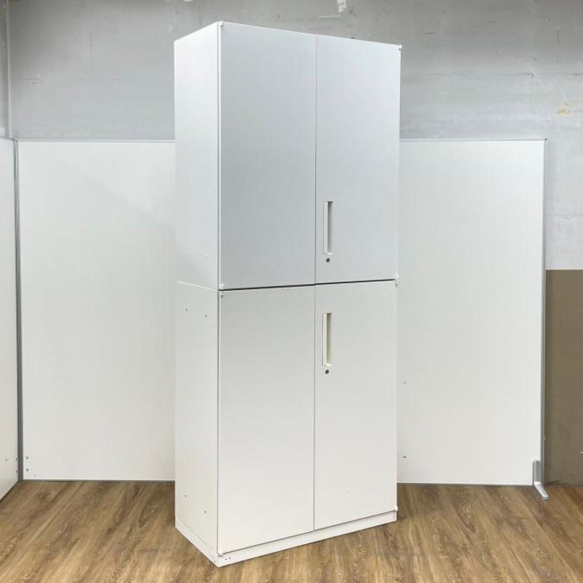 【中古】HSシリーズ ウチダ/UCHIDA ハイキャビネット／両開き＋両開き 580241 - 中古オフィス家具ならオフィスバスターズ