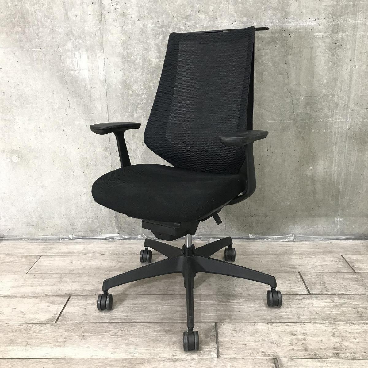 【580066】【様々な体系や姿勢にも柔軟にフィット！座り心地抜群の肘付きハイバックチェア！】■コクヨ（KOKUYO）製　デュオラ（Duora）チェア　肘付ハイバック　背面メッシュ　■固定肘　■ブラック　オフィスバスターズ　水戸サテライト　大子町　北茨城市　高萩市　日立市　常陸太田市　常陸大宮市　那珂市　東海村　ひたちなか市　城里町 水戸市　笠間市　茨城町　大洗町　小美玉市
                        デュオラ メッシュ
                                    中古
            