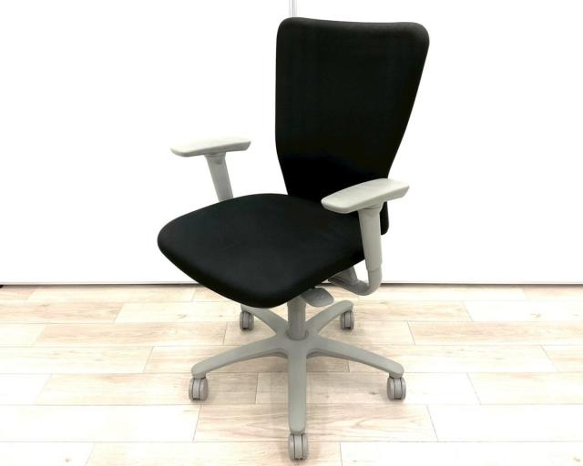 【中古】カロッツァチェア CK95GR FS11 オカムラ（okamura） 肘付ハイバックチェア