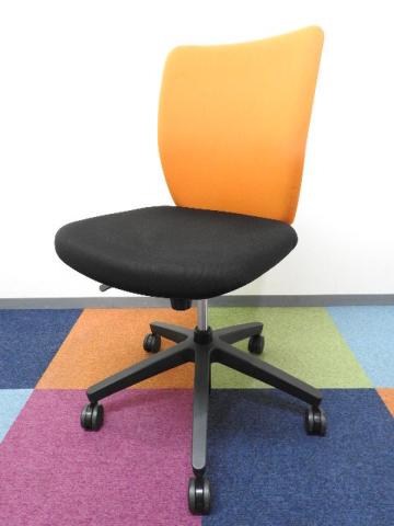 【中古】エポ EF-40 ウチダ（UCHIDA) 肘無ローバックチェア