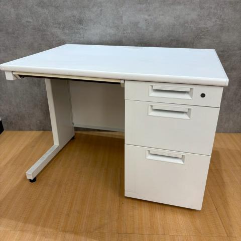 【中古】その他シリーズ JS-C0470D-3 WH プラス（PLUS） 片袖机