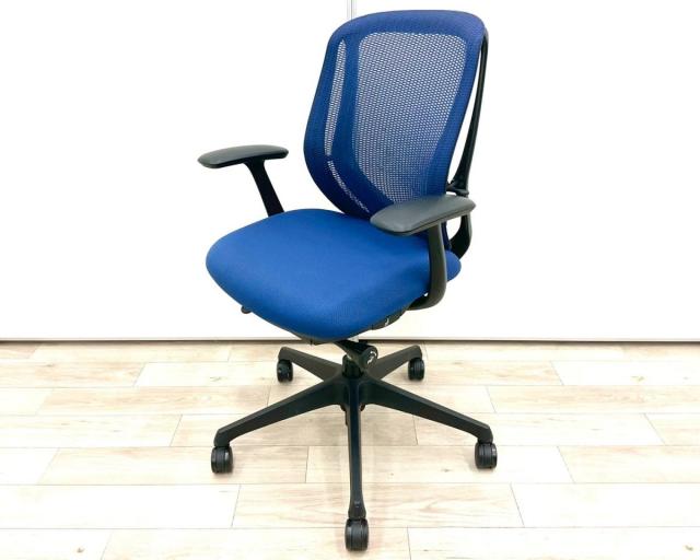 【中古】シルフィー  オカムラ（okamura） 肘付ローバックチェア