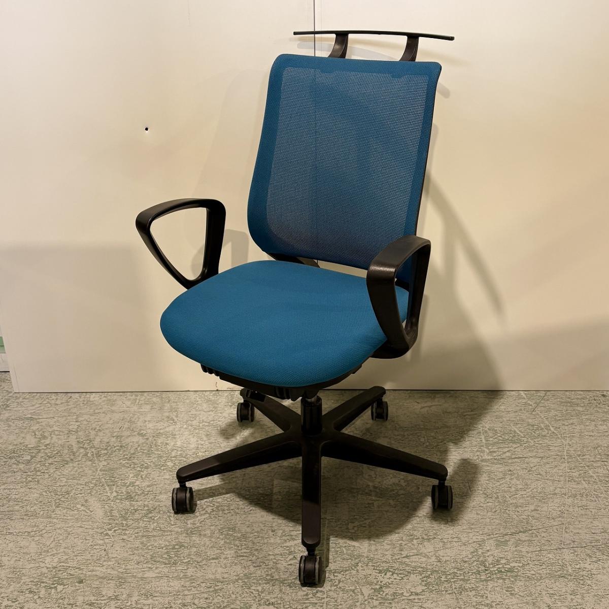 中古】ミトラシリーズ CRSG2900E6N コクヨ/KOKUYO 肘付ローバック 