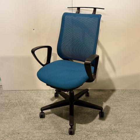 【中古】ミトラシリーズ CRSG2900E6N コクヨ（KOKUYO） 肘付ローバックチェア