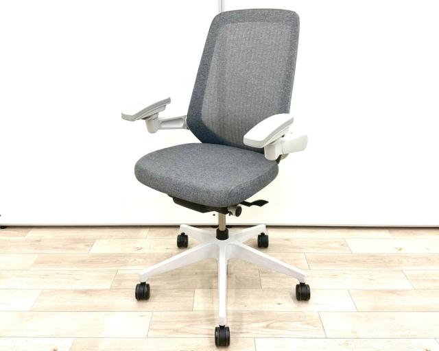 【中古】ノート KJ-177JE-GNT3 イトーキ（ITOKI） 肘付ハイバックチェア