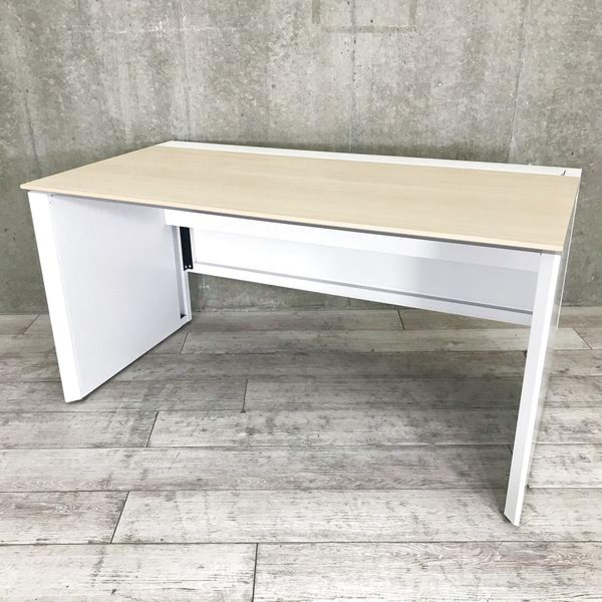 【定価約16万円】【レアな片面フリーアドレスデスク入荷！壁に沿わせて設置可能！】■内田洋行　アルセナ 　■片面フリーアドレスデスク　■天板ナチュラル　フレーム：ホワイト　■天板サイズ幅2400㎜×1枚　※写真はW1400㎜サイズを使用しております。
                        アルセナ
                                    中古
            