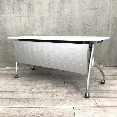 【中古】リリッシュ THVP-156LN-W9 イトーキ（ITOKI） スタックテーブル(長机/折りたたみ/会議用)