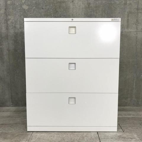 【中古】レクトライン  オカムラ（okamura） ローキャビネット／ラテラル