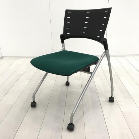 【中古】マノスチェア KLC-310GE-T1G7 イトーキ（ITOKI） ネスティングチェア