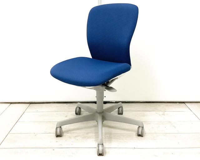 【中古】スラート C381WR FSF3 オカムラ（okamura） 肘無ローバックチェア