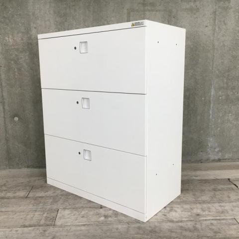 【中古】レクトライン  オカムラ（okamura） ローキャビネット／ラテラル