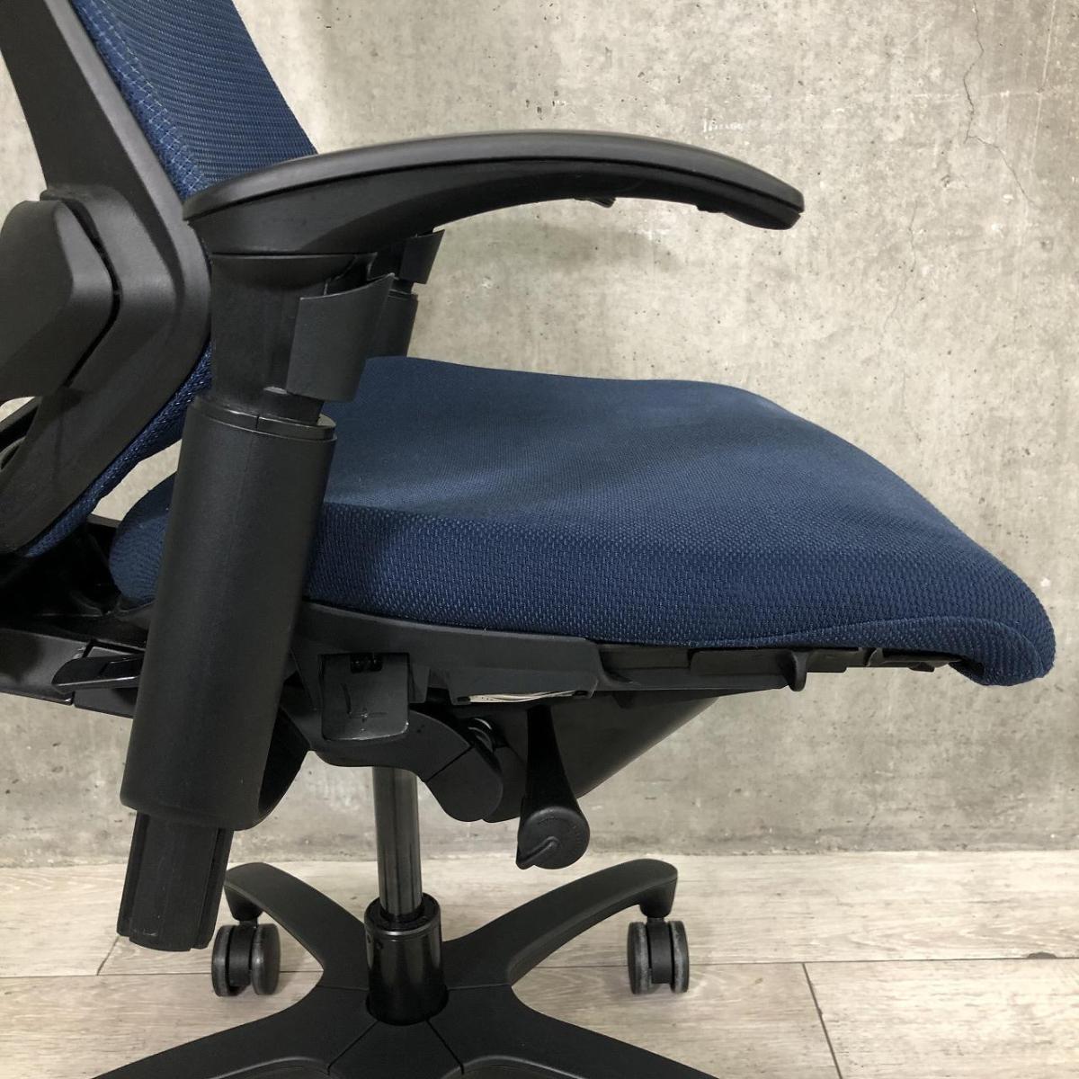 【中古】エフメッシュ KF-377JB-T1B2 イトーキ/ITOKI 肘付ハイバックチェア 580545 - 中古オフィス家具ならオフィスバスターズ