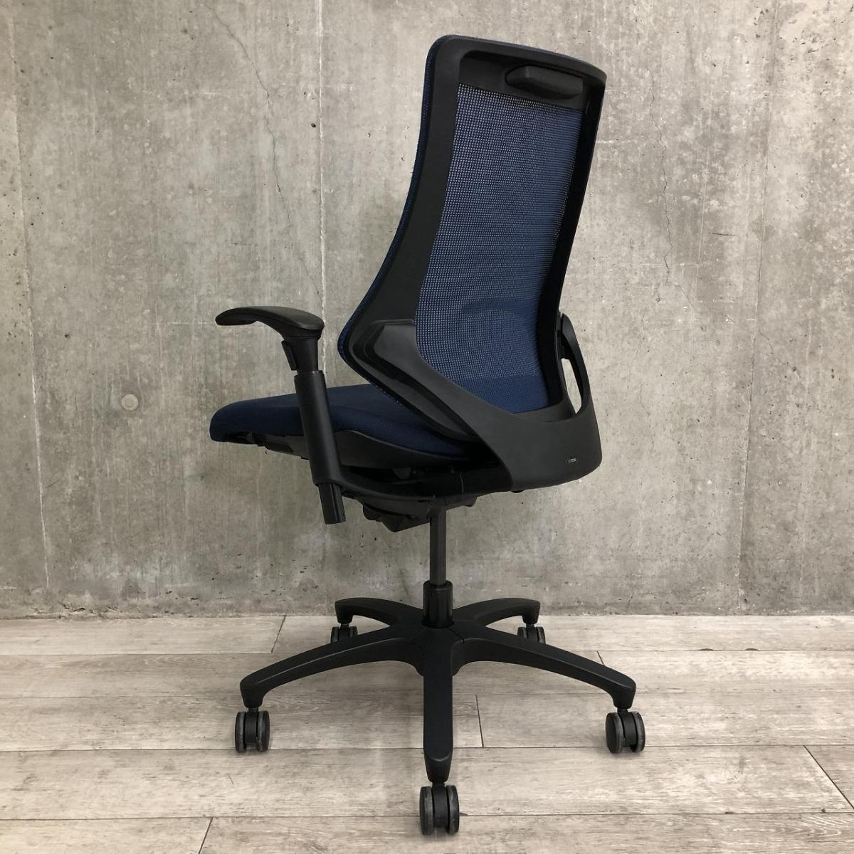 【中古】エフメッシュ KF-377JB-T1B2 イトーキ/ITOKI 肘付ハイバックチェア 580545 - 中古オフィス家具ならオフィスバスターズ