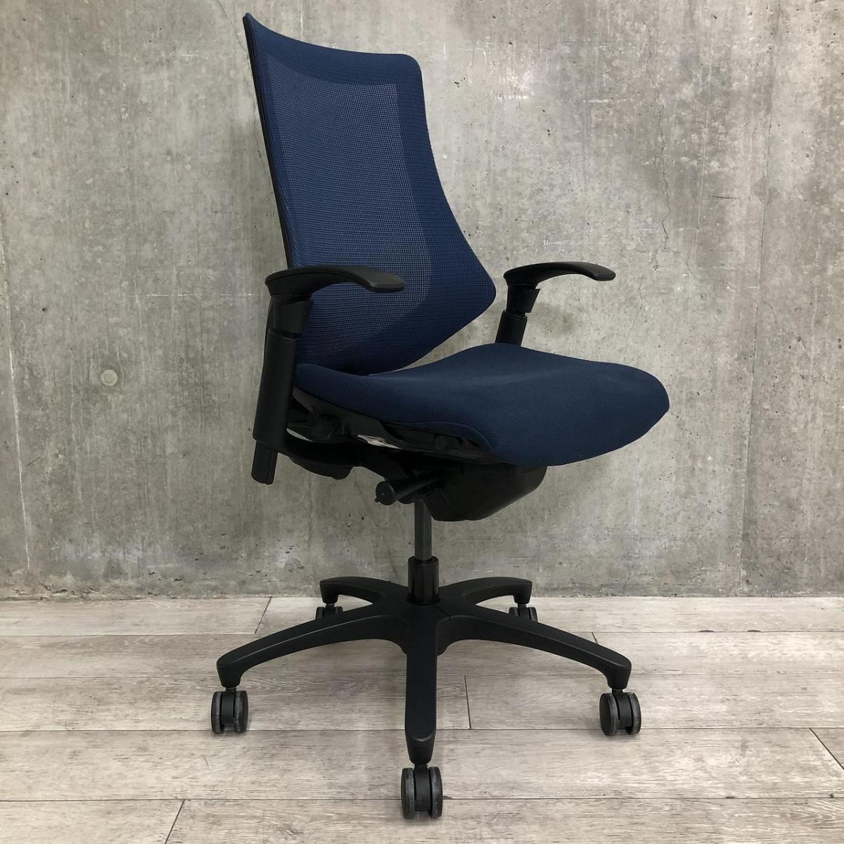 【中古】エフメッシュ KF-377JB-T1B2 イトーキ/ITOKI 肘付ハイバックチェア 580545 - 中古オフィス家具ならオフィスバスターズ