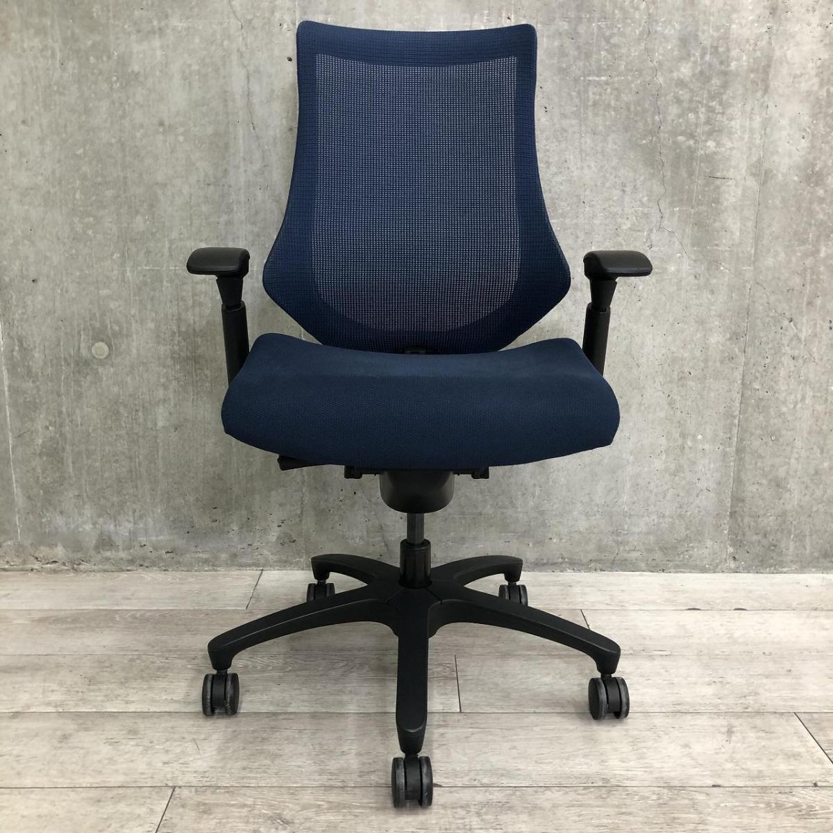 【中古】エフメッシュ KF-377JB-T1B2 イトーキ/ITOKI 肘付ハイバックチェア 580545 - 中古オフィス家具ならオフィスバスターズ
