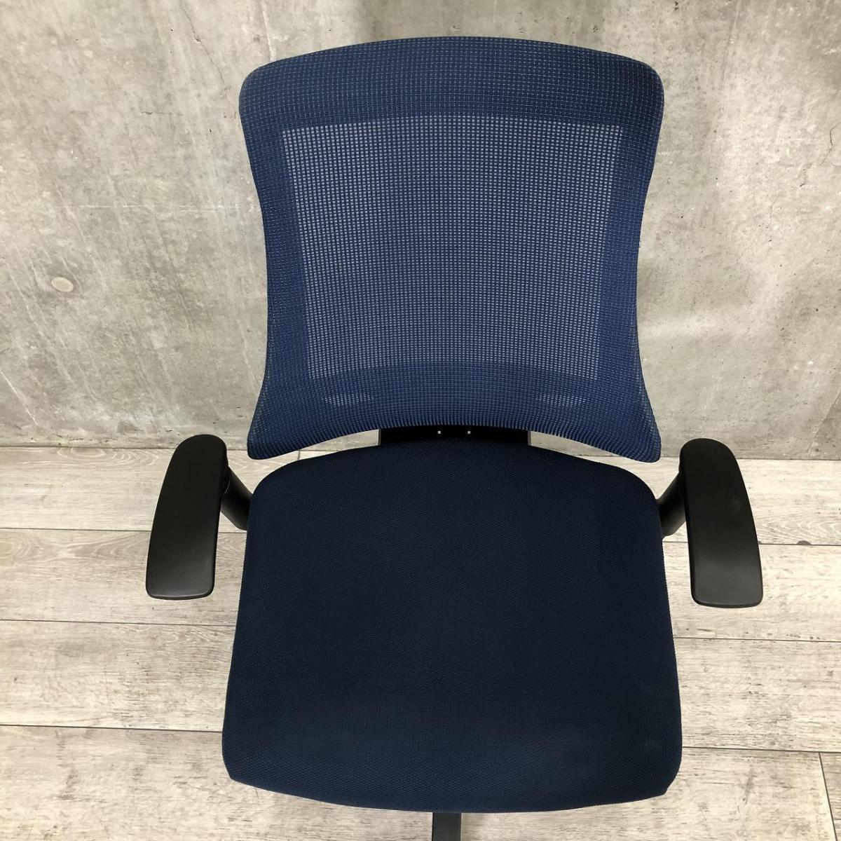 【中古】エフメッシュ KF-377JB-T1B2 イトーキ/ITOKI 肘付ハイバックチェア 580545 - 中古オフィス家具ならオフィスバスターズ