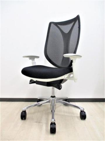 【中古】サブリナ  オカムラ（okamura） 肘付ハイバックチェア