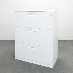 【9台入荷】人気のエディアシリーズ入荷！中古　キャビネット　書庫　ロッカー　棚　ホワイト　オフィス　コクヨ　天板付き