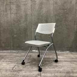 【在庫入替セール品！（本在庫限定価格）】■ウチダ製　FM-265シリーズ　ネスティングチェア　■グレー【弊社使用欄：A01021880】【HU】