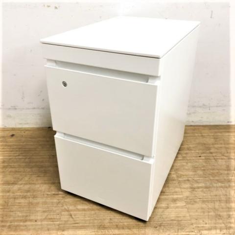 【訳アリ品】コクヨ製のワゴンが入荷！ホワイト 中古 オフィス 家具 デスクインワゴン