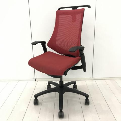 【中古】エフメッシュ KF-370JBH-T1M4 イトーキ（ITOKI） 肘付ハイバックチェア