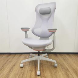 【限定1脚】コクヨ社の最新シリーズ、ing Cloud（イングクラウド）が展示品として限定入荷！新古品　イングクラウド　ハイバック　メッシュ　ヘッドレスト　可動肘　フロントフリーチルト　ライトグレー/サンオレンジ　3Dメッシュ