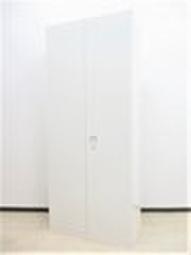 【オフィス書類をスッキリ整理！一見で確認できる両開きタイプ！】■オカムラ(okamura)製　レクトライン(Rectline)シリーズ　両開き　書庫　ハイキャビネット（H2150㎜）　■ホワイト　■シリンダー錠　《オフィスバスターズ福岡博多店は、福岡を拠点として、日本全国へ中古オフィス用品・オフィス家具を提供しております》