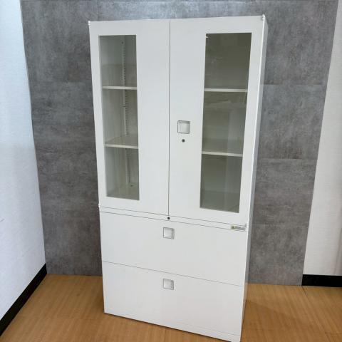 【中古】レクトライン  オカムラ（okamura） ハイキャビネット／その他