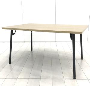 【カフェスペースにもフィットするオシャレなデザイン！】■コクヨ　フランカシリーズ　ミーティングテーブル　W1200×D800×H620㎜　ナチュラル木目カラー【KOKUYO　Franka】【ABW】