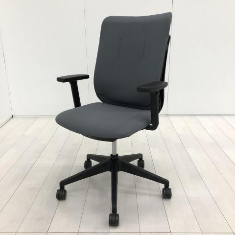 【中古】AJチェア  ウチダ（UCHIDA) 肘付ハイバックチェア