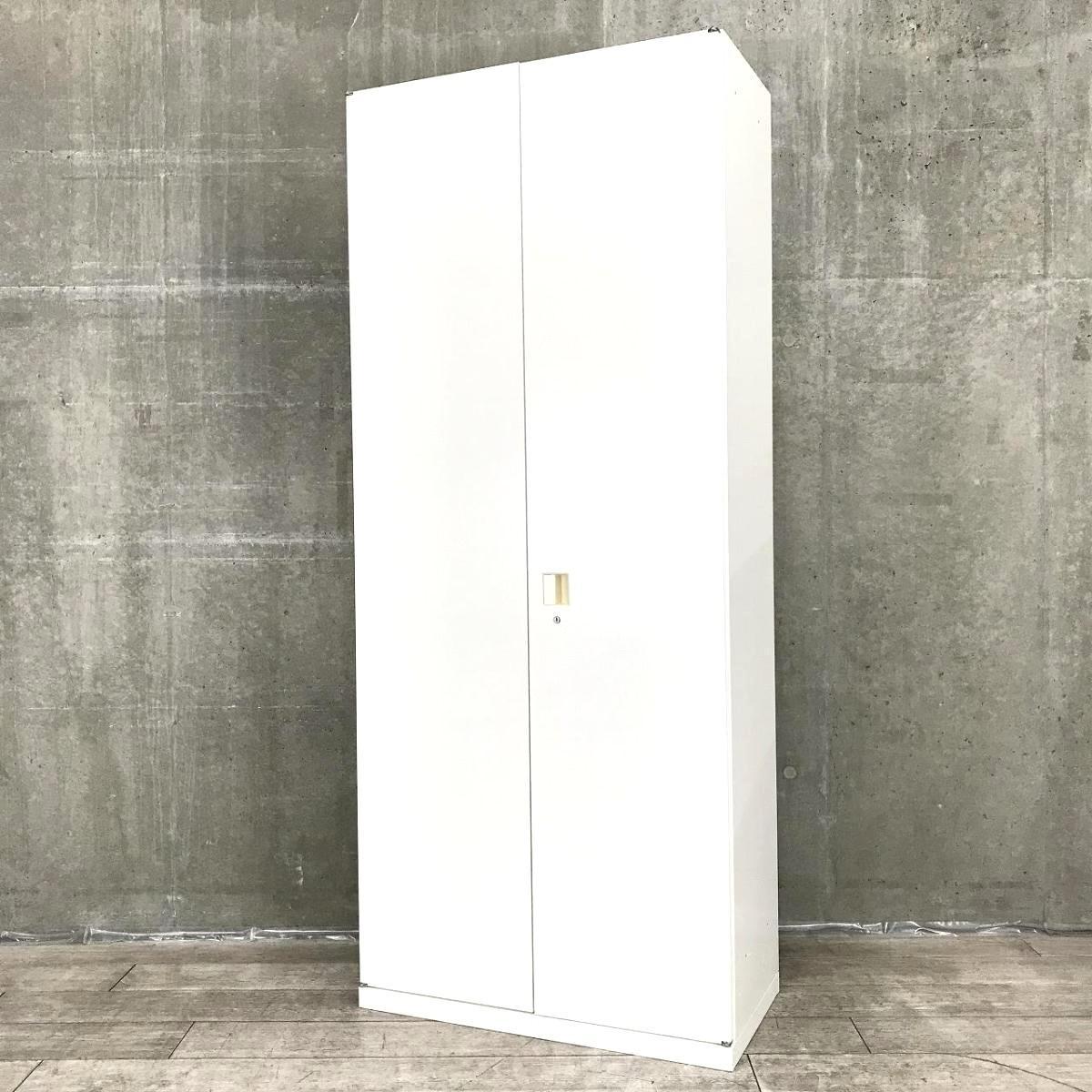 【これ１本で大容量収納！観音開きで見やすさ抜群！】■オカムラ(okamura)製　3Sシリーズ　両開き書庫　ハイキャビネット　H2150㎜　■ホワイト　■シリンダー錠　【弊社使用欄：A01054629】
                        3S 書庫
                                    中古
            