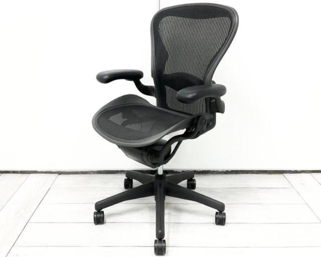 【中古】アーロンチェア AE111PWB Herman Miller（ハーマンミラー） 肘付ハイバックチェア