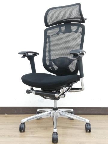 【お問合せ多数の為早い者勝ち！】スマートオペレーション ポリッシュフレーム アームレスト付 アジャストアーム/大型固定ヘッドレスト/ヘッドレストは新品！状態良好品のセコンダ入荷！