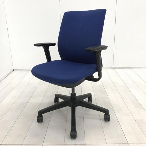 【中古】オムネス C535ZR FEA4 オカムラ（okamura） 肘付ローバックチェア