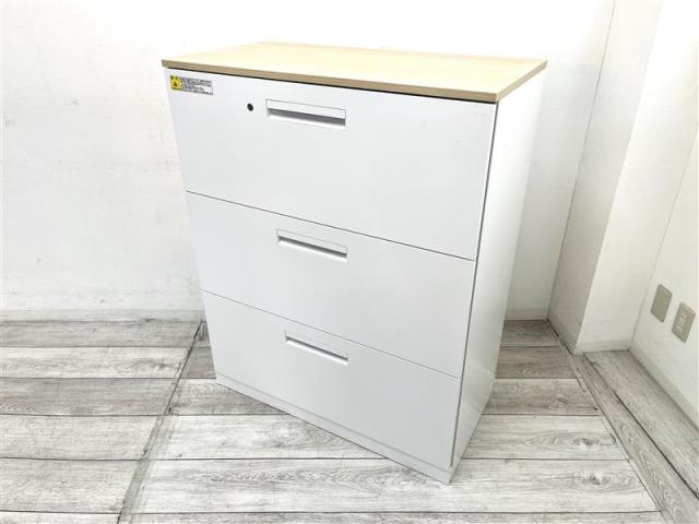 【中古】HSシリーズ 5-821-7352 ウチダ（UCHIDA) ローキャビネット／ラテラル