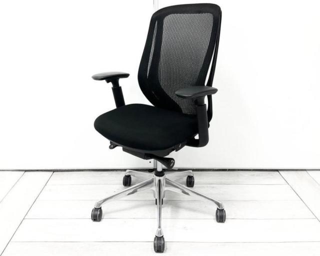 【中古】シルフィーメッシュ C685BR-FMP1 オカムラ（okamura） 肘付ハイバックチェア