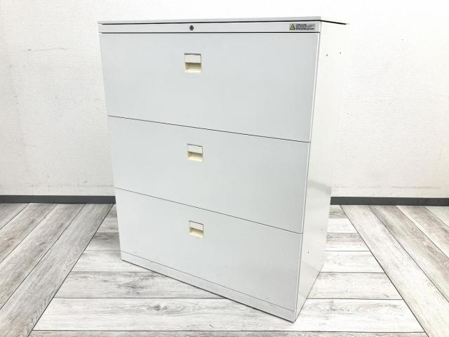 【中古】3S 書庫 4B3SZC ZA75 オカムラ（okamura） ローキャビネット／ラテラル