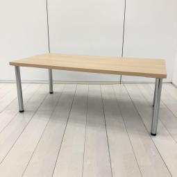 【無駄を削ぎ落した「シンプルデザイン」レイアウト自由自在！】■オカムラ（okamura）製　LB55センターテーブル　ミーティングテーブル　リフレッシュスペース　■W1200×D600×H450㎜　■天板：ナチュラル