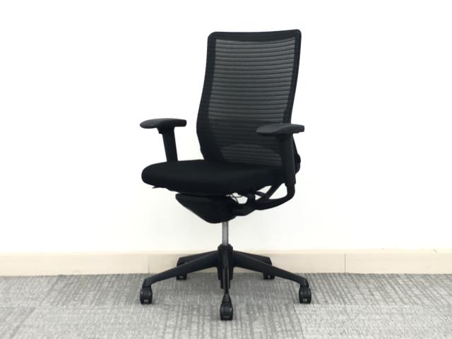 【中古】コーラルメッシュ  オカムラ（okamura） 肘付ハイバックチェア