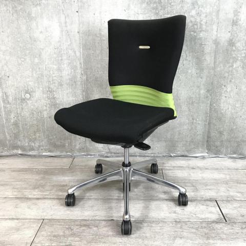 【中古】フィーゴチェア CJ33BR FAM6 オカムラ（okamura） 肘無ミドルバックチェア