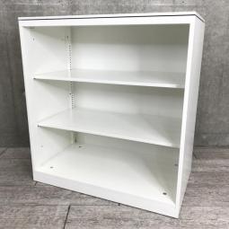 【ハイカウンターとしても使える！】■オカムラ製　オープン書庫　ホワイト天板付　■よく使う資料やカタログ等の収納にオススメ！