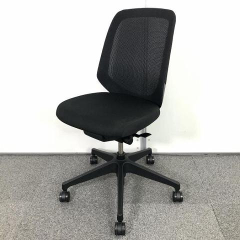 【中古】ノート KJ-180JV-T1T1 イトーキ（ITOKI） 肘無ハイバックチェア