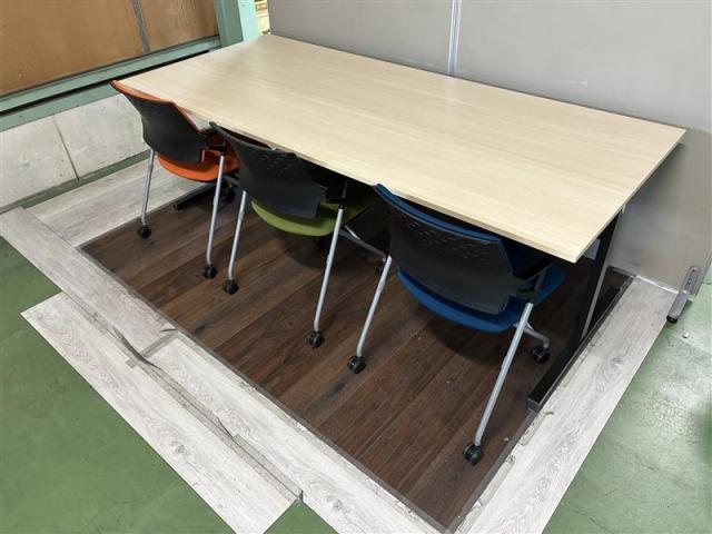 【中古】ノティオ  ウチダ（UCHIDA) ミーティングテーブル（会議机）