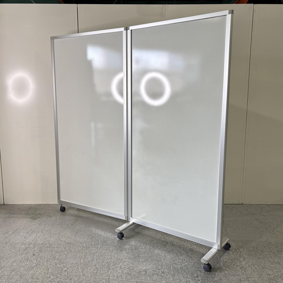 【キャスター付で移動もレイアウト変更もラクラク！】■ITOKI製　スクリーンパネルKタイプシリーズ　ホワイドボード　2連パーティション　H1800㎜　■縦型　■キャスター付
                        その他シリーズ
                                    中古
            