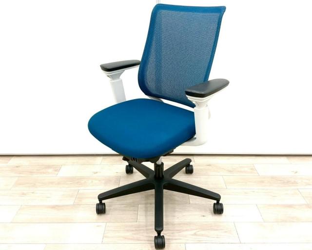 【中古】ミトラシリーズ CRSG2900E6N コクヨ（KOKUYO） 肘付ローバックチェア