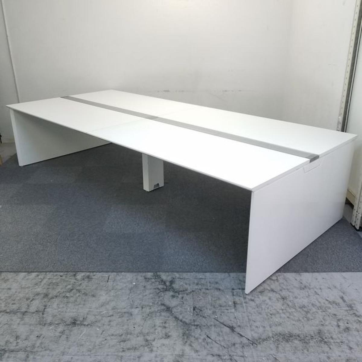 【フリーアドレスデスク】｜【4～6名使用推奨/W3200】【フリーアドレスデスク】｜【高級】｜【ホワイト】｜W3200mm(W1600×2)サイズです！
                        プロユニットフリーウェイ
                                    中古
            