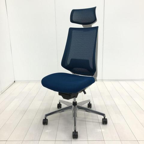 【中古】デュオラ メッシュ CRS-G3000E1N コクヨ（KOKUYO） 肘無ハイバックチェア