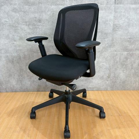 【中古】シルフィー  オカムラ（okamura） 肘付ローバックチェア